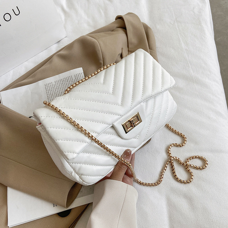 Sac Bandoulière Élégant à Chaîne pour Femme