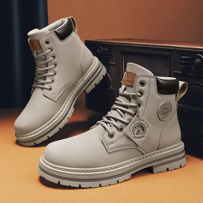 Bottes Casual Martin à Tige Haute pour Homme
