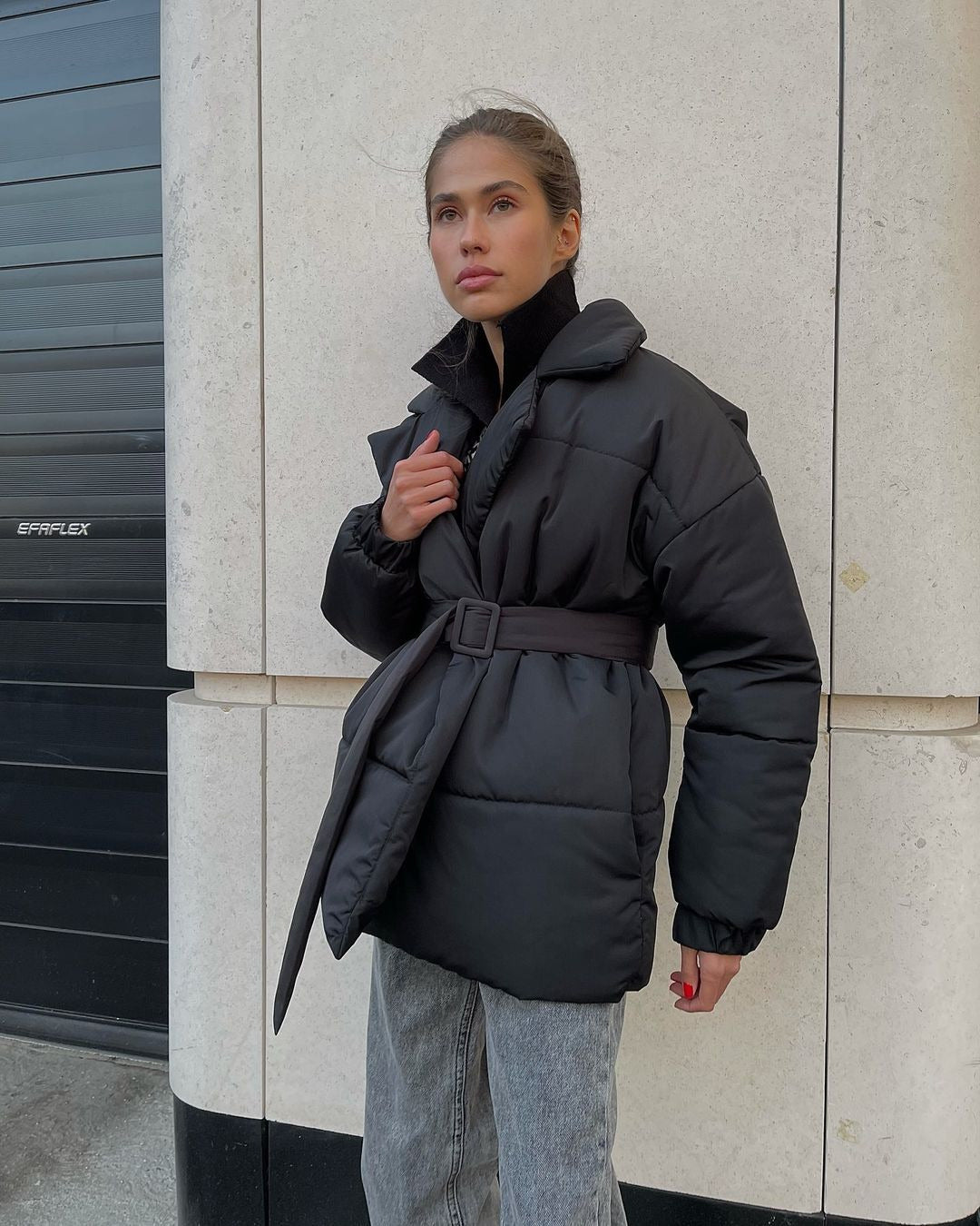 Manteau ceinturé femme – Élégance hivernale !