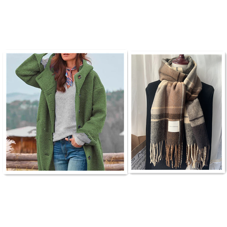 Best Manteau Élégant en Tweed – Chic & Intemporel