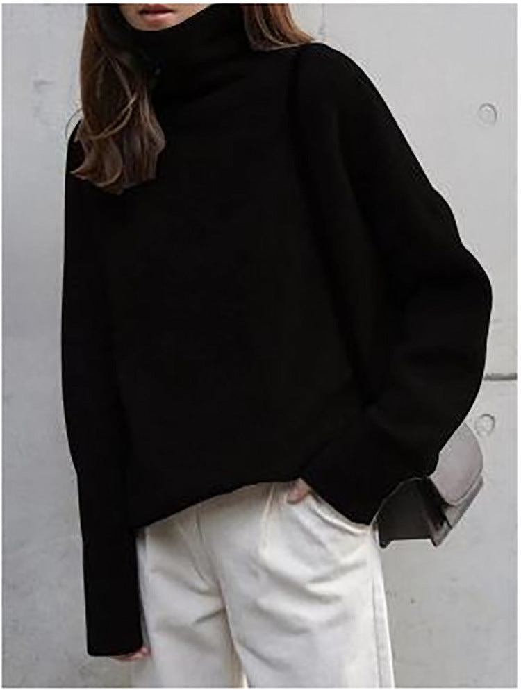 Pull Cachemire Col Roulé Élégance