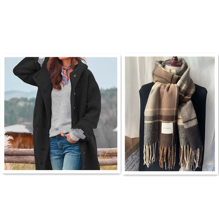 Best Manteau Élégant en Tweed – Chic & Intemporel