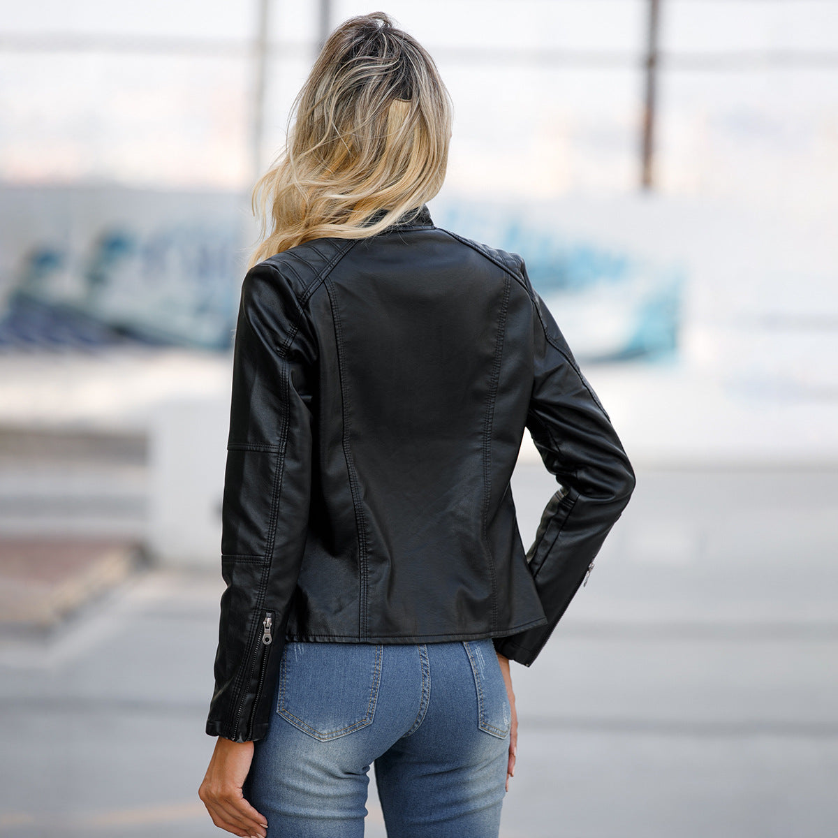 Veste Adèle en Cuir Chic