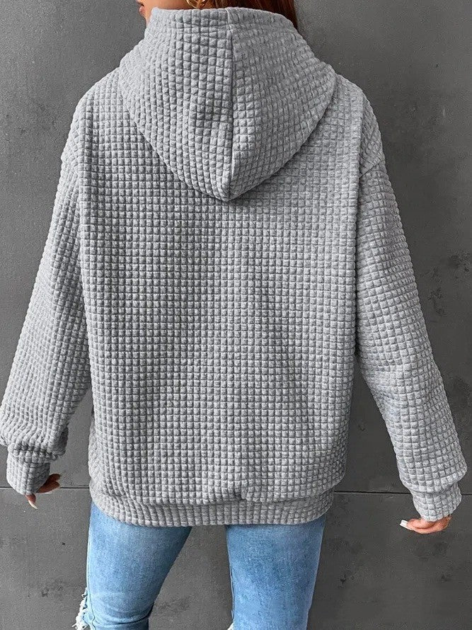 Pull femme ample uni – Confort et style décontracté
