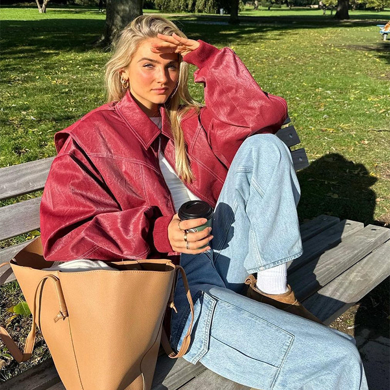 Veste Emma Biker Zippée