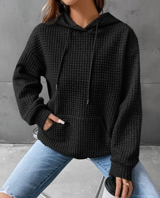 Pull femme ample uni – Confort et style décontracté