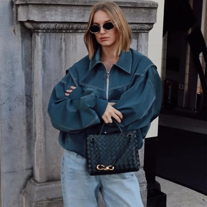 Veste Emma Biker Zippée