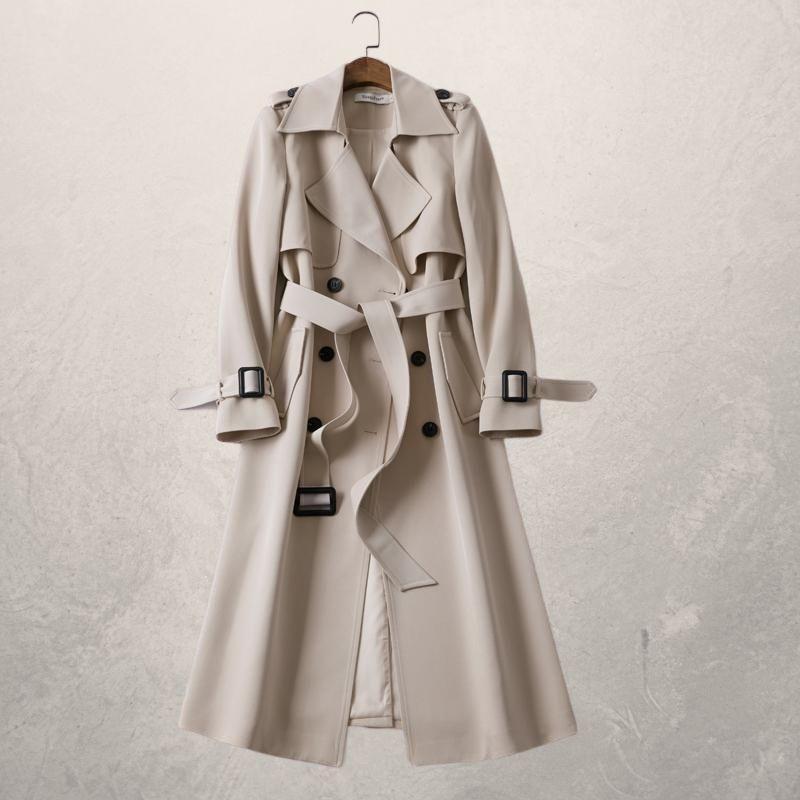 Trench Coat Mi-Long Femme