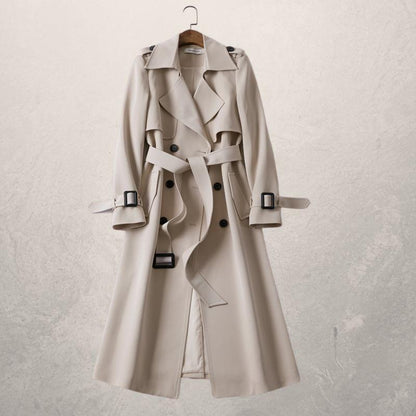 Trench Coat Mi-Long Femme