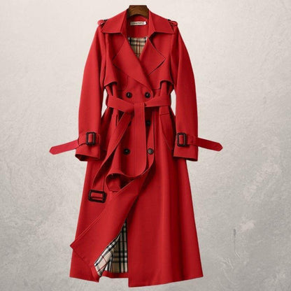 Trench Coat Mi-Long Femme