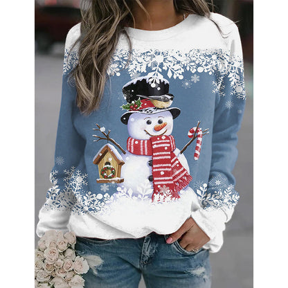 Pull Amélie Neige Imprimé - Élégance Hivernale