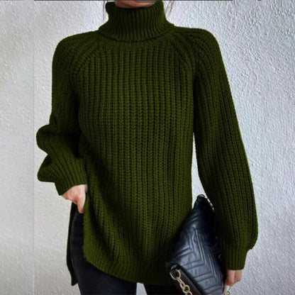 Pull col roulé fendu – Simplicité et élégance !