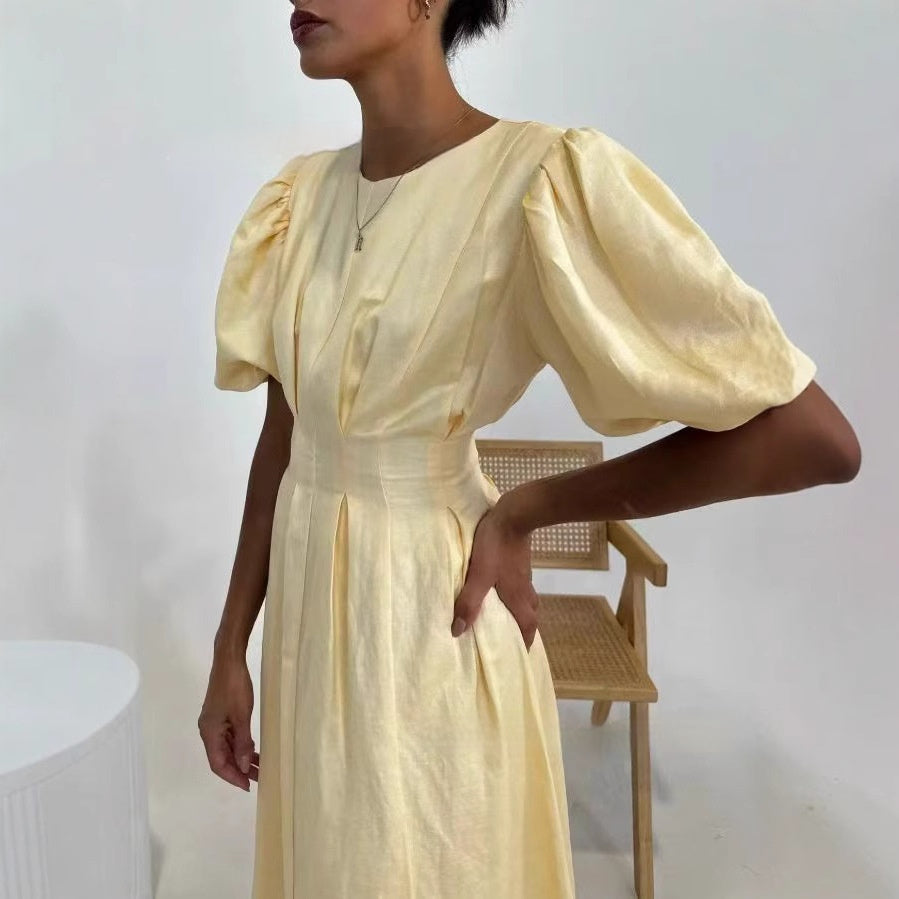 Personality Female Elegant Short Sleeve Dress