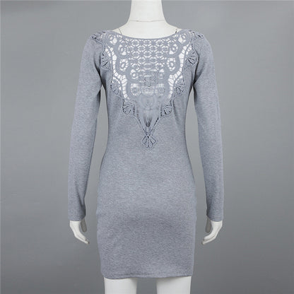 Robe Courte Élégante en Dentelle