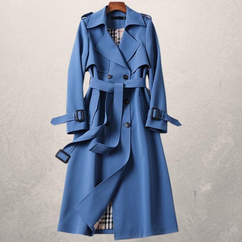 Trench Coat Mi-Long Femme