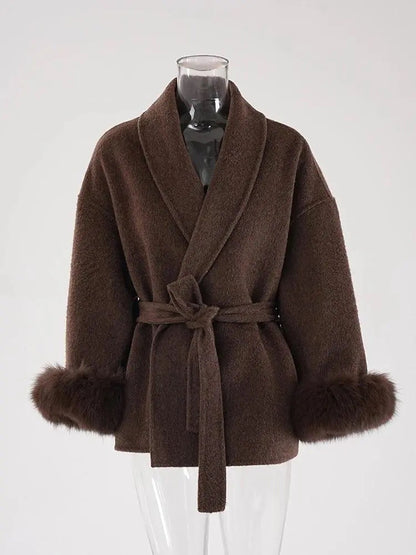 Manteau Adèle Élégance Double Face