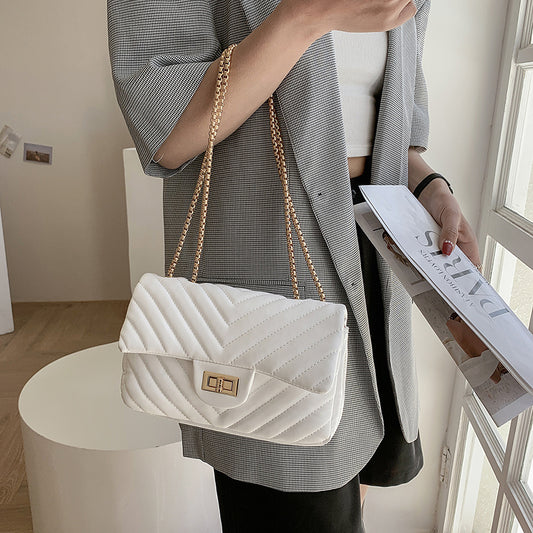 Sac Bandoulière Élégant à Chaîne pour Femme