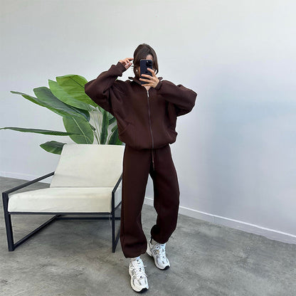 Ensemble deux pièces sweat-shirt fuselé