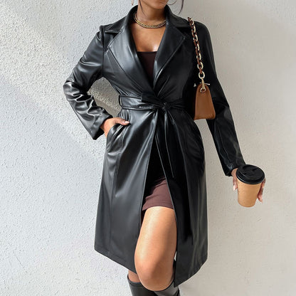 Veste en simili cuir femme – Style intemporel !