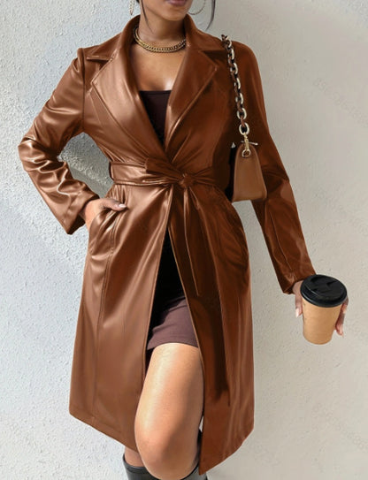 Veste en simili cuir femme – Style intemporel !