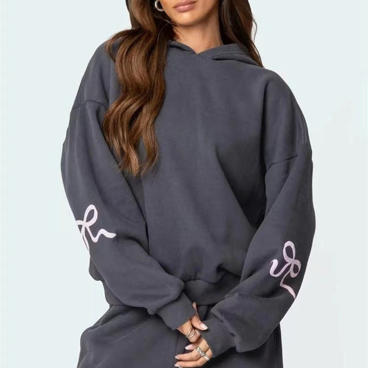 Pull femme imprimé nœud – Style décontracté et sportif !