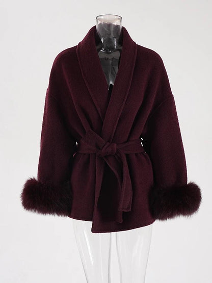 Manteau Adèle Élégance Double Face