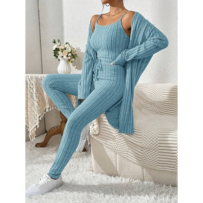 Ensemble Côtelé 3 Pièces Élégant et Confortable