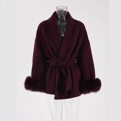 Manteau Adèle Élégance Double Face