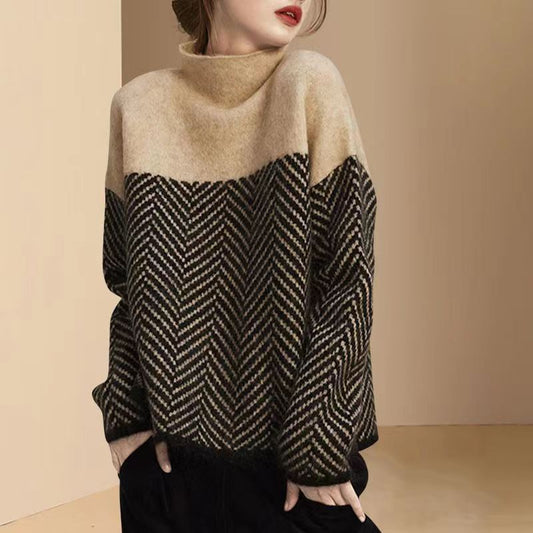 Pull col roulé épaissi – Chaleur et style pour l'hiver !