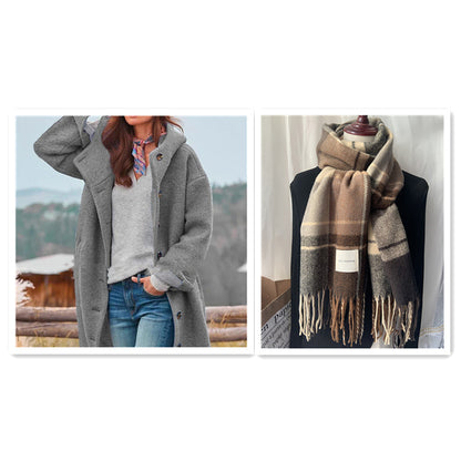 Best Manteau Élégant en Tweed – Chic & Intemporel