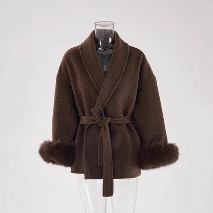 Manteau Adèle Élégance Double Face